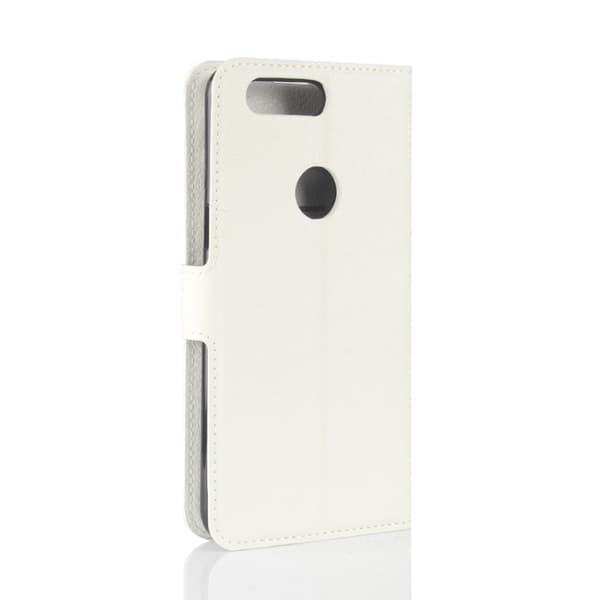 OnePlus 5T etui laget av kunstlær og silikon - Hvitt White