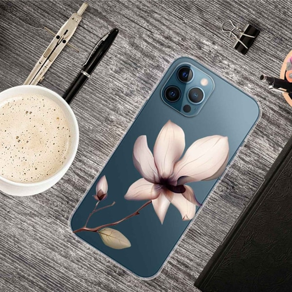 Deco iPhone 14 Pro Max kotelot - Kukka White