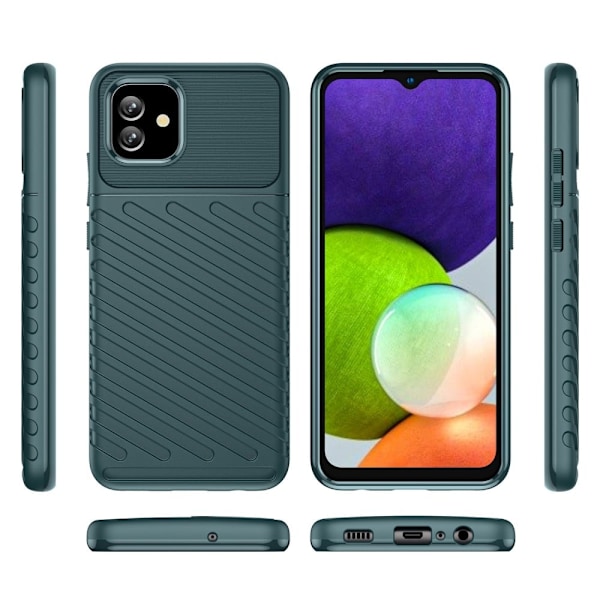 Thunder Samsung Galaxy A04e Etui - Grøn Green