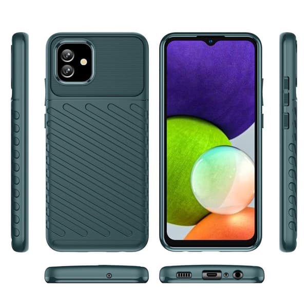 Thunder Samsung Galaxy A04e Fodral - Grön Grön