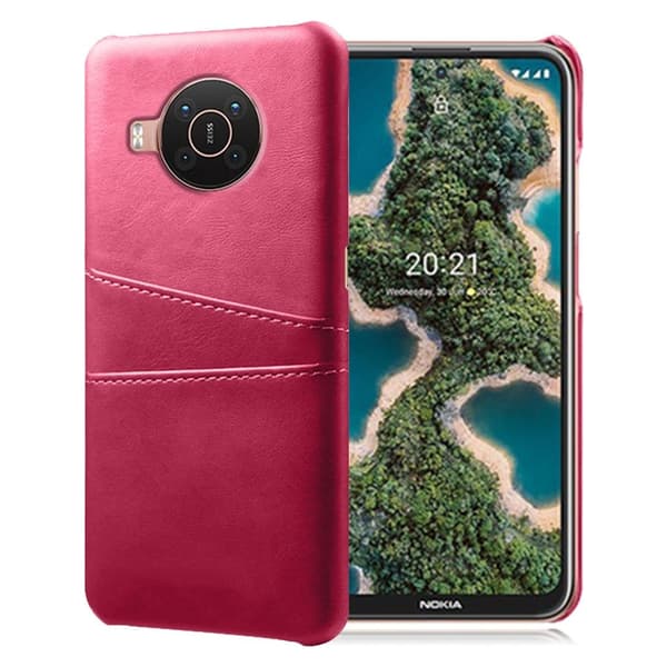 Dual Card Suojakotelo Nokia X10 / X20 - Rose Red