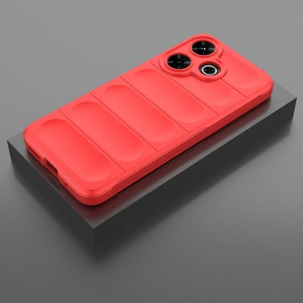 Blødt grebsformet Xiaomi Redmi 13 / Xiaomi Redmi Note 13R cover - Rød Red