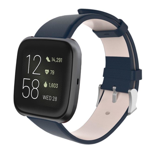 Fitbit Versa / Versa 2 / Versa Lite holdbart urrem - Mørkeblå Blue