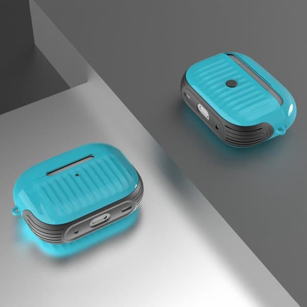 Airpods Pro 2 kuffertlignende etui - Babyblå Blue