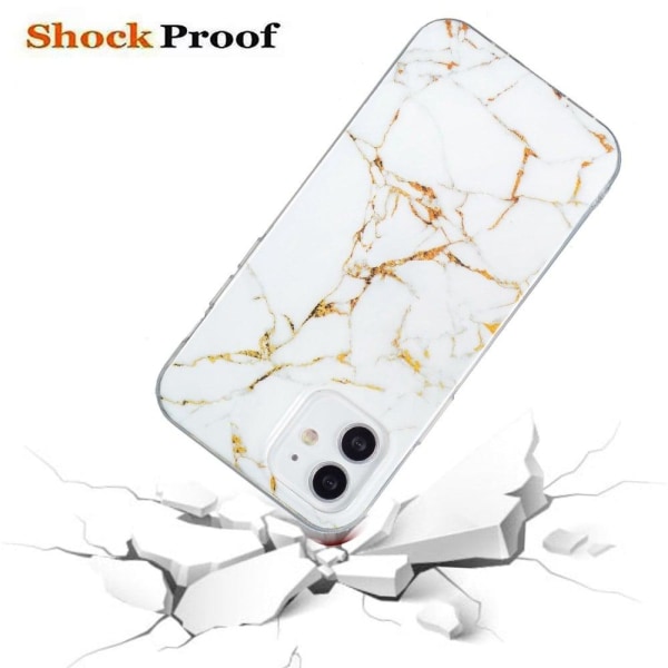 Marble iPhone 12 Mini Suojakotelo - Valkoinen White