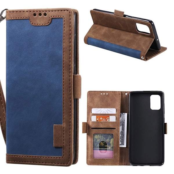 Suburbian läder Samsung Galaxy Note 20 fodral - Blå Blå