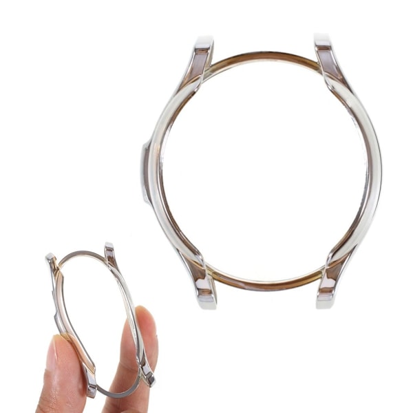 Samsung Galaxy Watch 4 Classic (46mm) galvaniserat TPU-skal - Silver Silvergrå