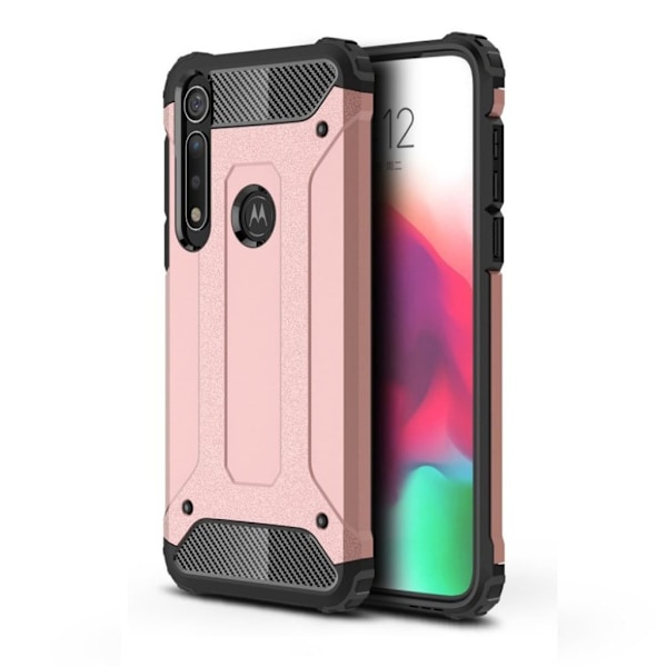 Armour Guard Motorola Moto G8 Plus etui - Rødguld Pink
