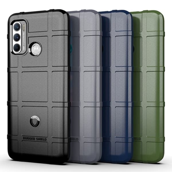 Rugged Shield case Motorola Moto G40 Fusion / G60 - Sort Black