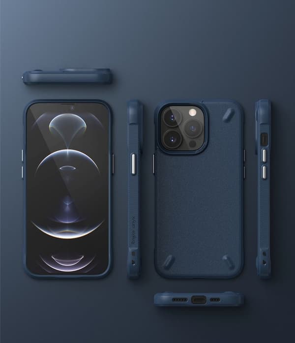 RINGKE ONYX - iPhone 13 Pro - Marineblå Blue