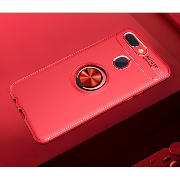 Xiaomi Mi 8 Lite fingerring etui - Rød Red