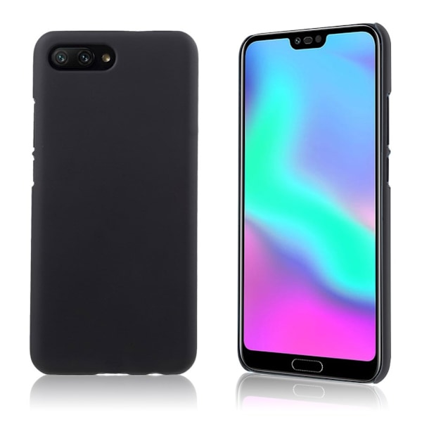 Huawei Honor 10 mobilskal plast material skyddande - Svart Svart