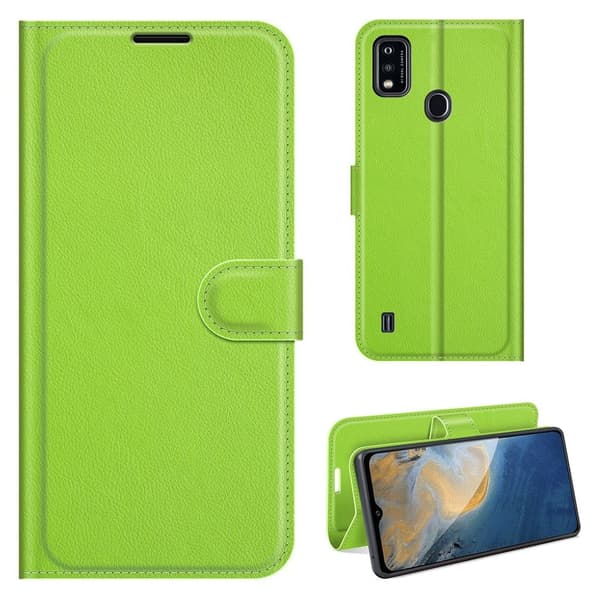 Classic ZTE Blade A51 Läppäkotelo - Vihreä Green