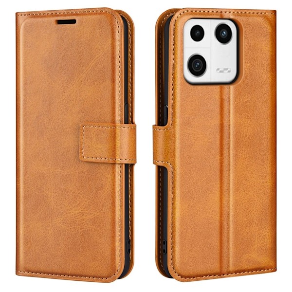 Læderetui med Pung til Xiaomi 13 - Gul Yellow