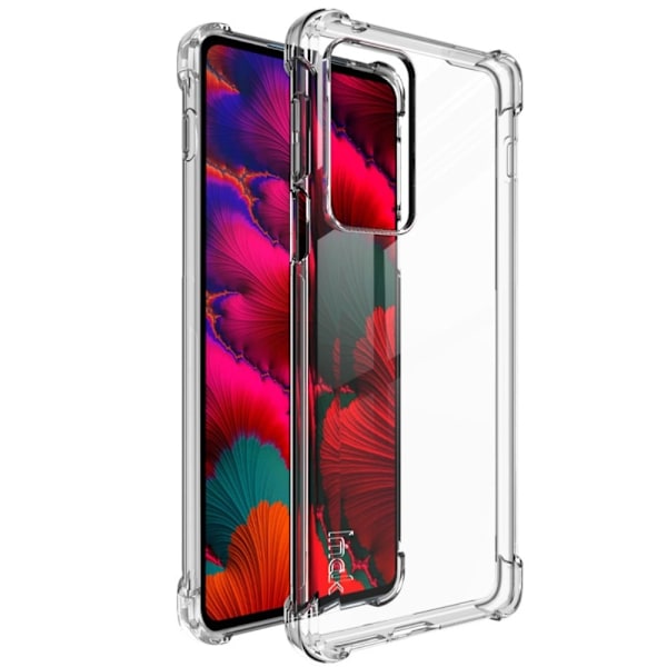 IMAK Turvatyynyn suojus Motorola Edge 20 Pro:lle - Läpinäkyvä Transparent