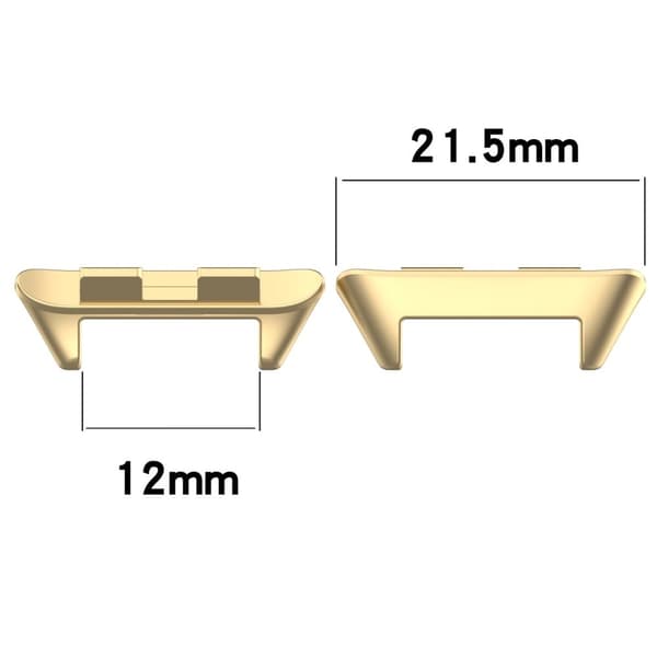 1 par Honor Band 9 urrem rustfrit stål stik urrem adapter - Guld Gold