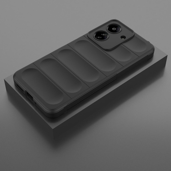 Blødt grebsformet Xiaomi Redmi 13C / Xiaomi Poco C65 cover - Sort Black
