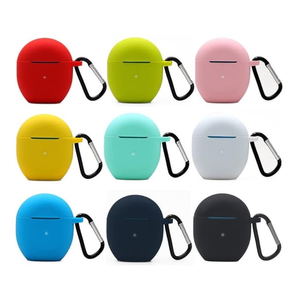 Siilikoni tapauksessa karabiini OnePlus Buds - Punainen Red