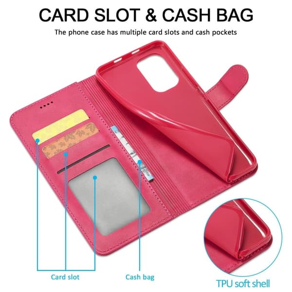 LC.IMEEKE Xiaomi Redmi Note 11E / 11 Prime 5g / M4 5g Flippetui - Rosa Pink