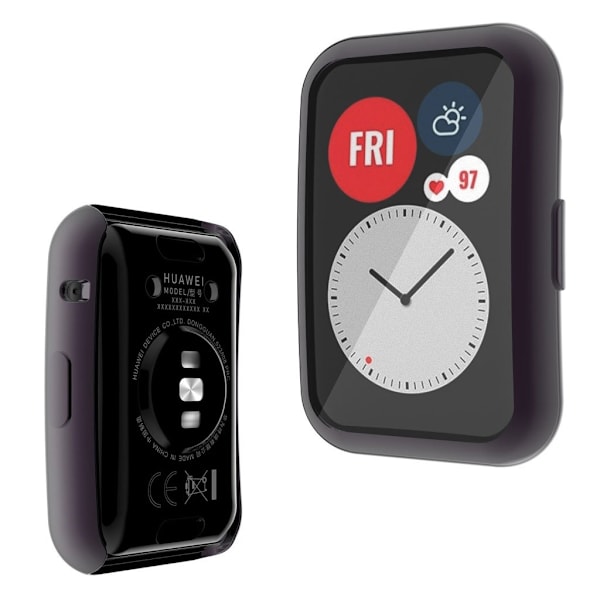 Huawei Watch Fit enkelt skydd - Grå Silvergrå