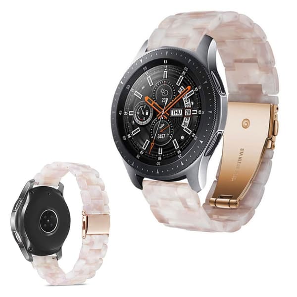 Resin design klockarmband för Huawei Watch GT devices - vit Vit
