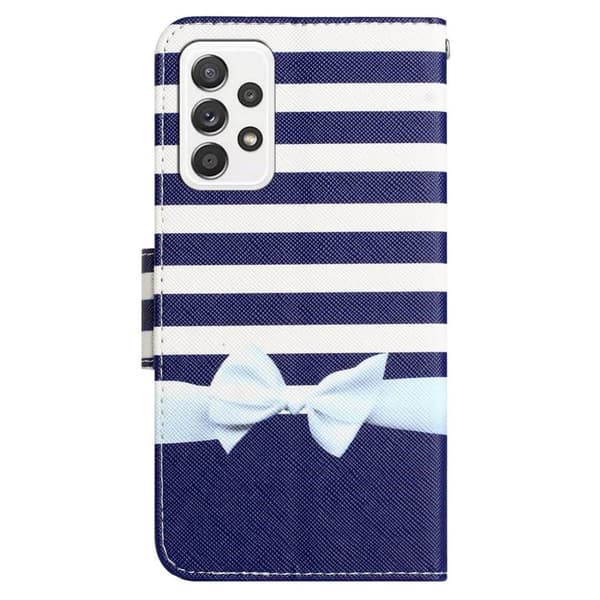 Wonderland Samsung Galaxy A52s 5G / A52 5g / A52 Flippetui - Sløyfe Blue