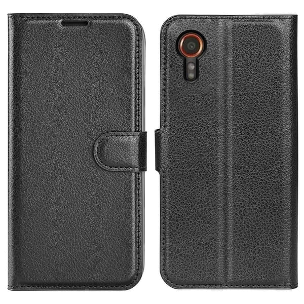 Klassisk Samsung Galaxy Xcover 7 flip etui - Sort Black