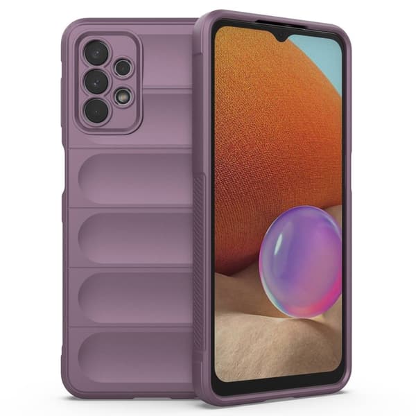 Mjukt greppformat Samsung Galaxy M32 5G / Samsung Galaxy A32 5G skal - Lila Lila