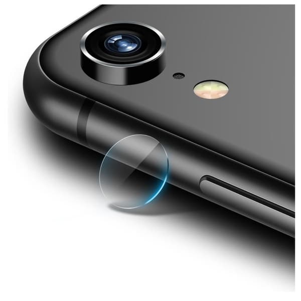 2 stk. USAMS iPhone Xr anti-ridse kameralinse Transparent