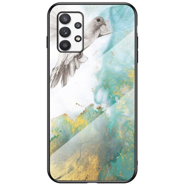 Fantasy Marble Samsung Galaxy A73 Cover - Flyvende Due Marmor Multicolor