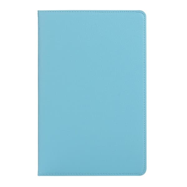 Huawei MediaPad M3 8.4 etui av litchi lær /m roterbar kickstand - Lyseblå Blue