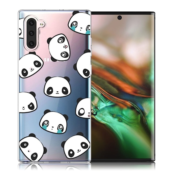 Deco Samsung Galaxy Note 10 kuoret - Emotionaalinen Panda Multicolor
