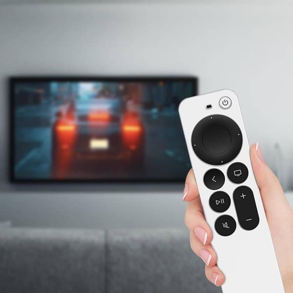 Apple TV 4K (2021) Y31 fjernkontrolldeksel i silikon - Lysende Blå Blue