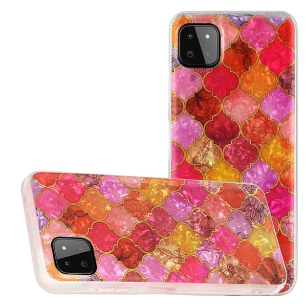 Deco Samsung Galaxy A22 5G Etui - Orange Splicing Orange