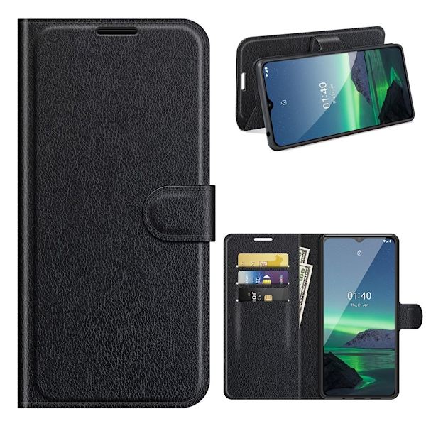Classic Nokia 1.4 Flippetui - Svart Black