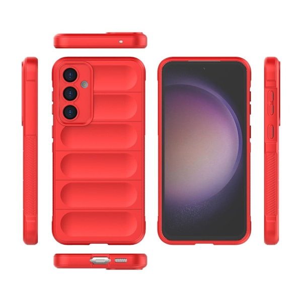 Blødt grebsformet cover til Samsung Galaxy S23 FE - Rød Red
