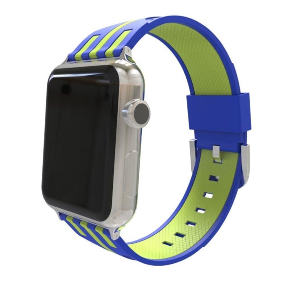 Apple Watch Series 4 40mm erstatnings urrem i silikone med kontr Multicolor