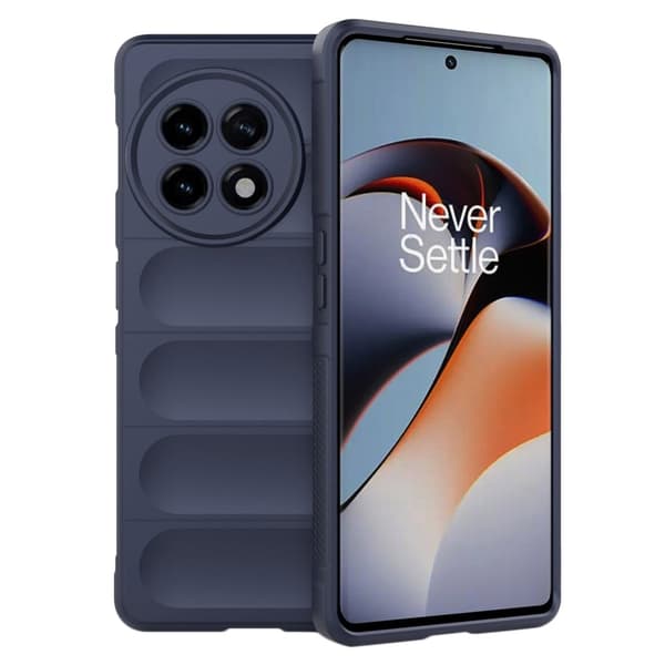 Deksel med mykt grep for OnePlus 11R / OnePlus Ace 2 - Mørkeblå Blue