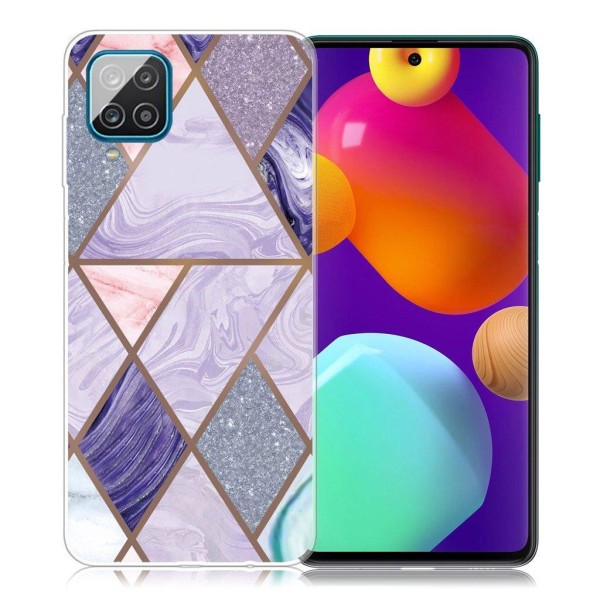 Marble design Samsung Galaxy M62 / Samsung Galaxy F62 cover - Trekanter Og Trekanter Multicolor