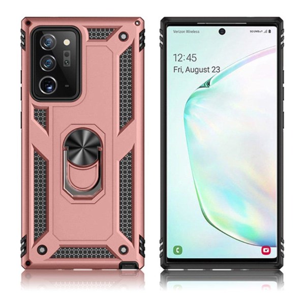 Bofink Combat Samsung Galaxy Note 20 Etui - Rødguld Pink