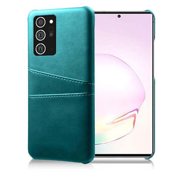Dual Card Etui Samsung Galaxy Note 20 - Grøn Green