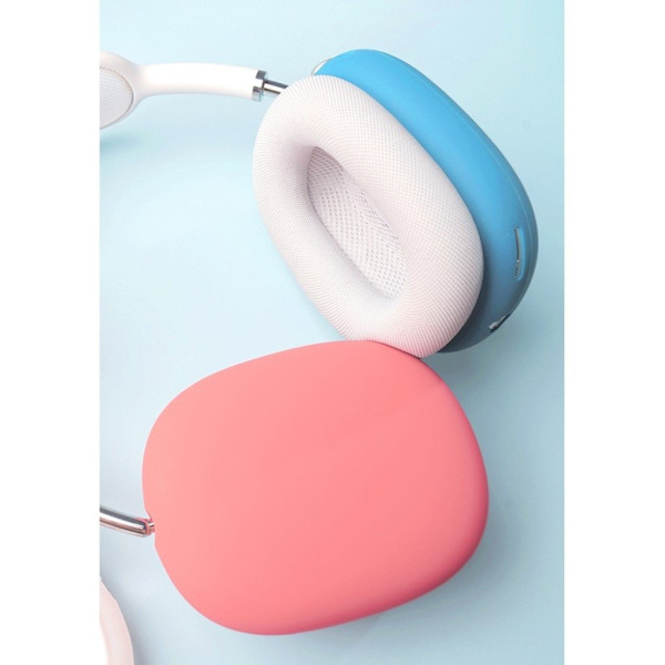 Airpods Max mjukt silikonskydd - Rosa Rosa