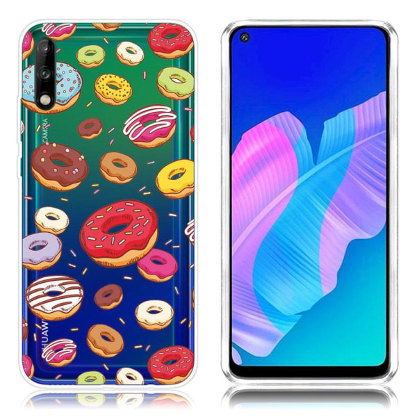 Deco Huawei P40 Lite E Cover - Donuts Multicolor