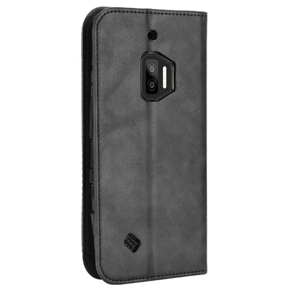 Bofink Vintage Oukitel Wp12 / Wp12 Pro Nahkakotelo - Musta Black