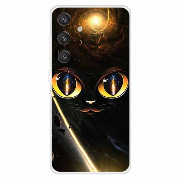 Imagine Samsung Galaxy S24 Plus kotelot - Kissa Silmät Black