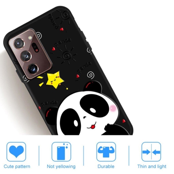Imagine Samsung Galaxy Note 20 Ultra cover - Panda Black