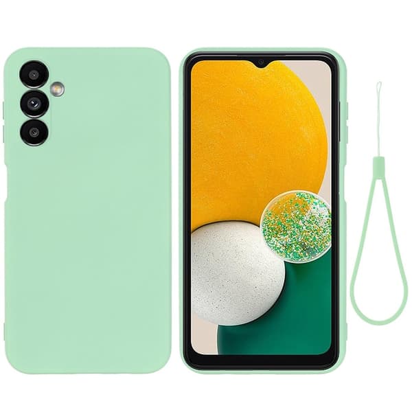 Matte Liquid silikone cover til Samsung Galaxy A14 - Grøn Green
