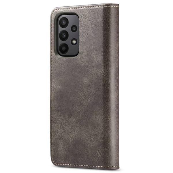DG.MING Samsung Galaxy A23 2-in-1 lompakkokotelo - Harmaa Silver grey