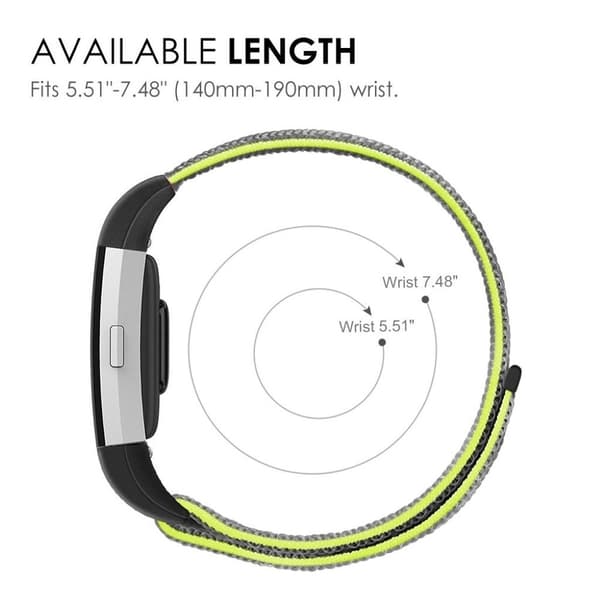 Fitbit Charge 2 nylonklokkearmbånd - Grønn Green