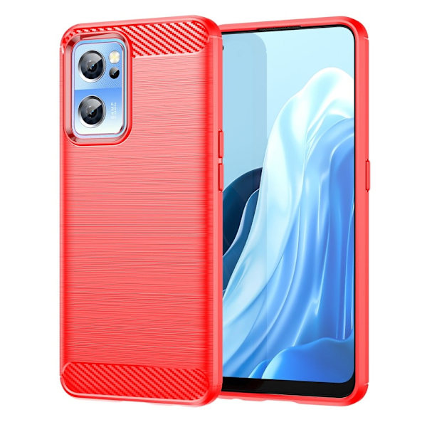 Carbon Flex OnePlus Nord CE 2 5G cover - Rød Red